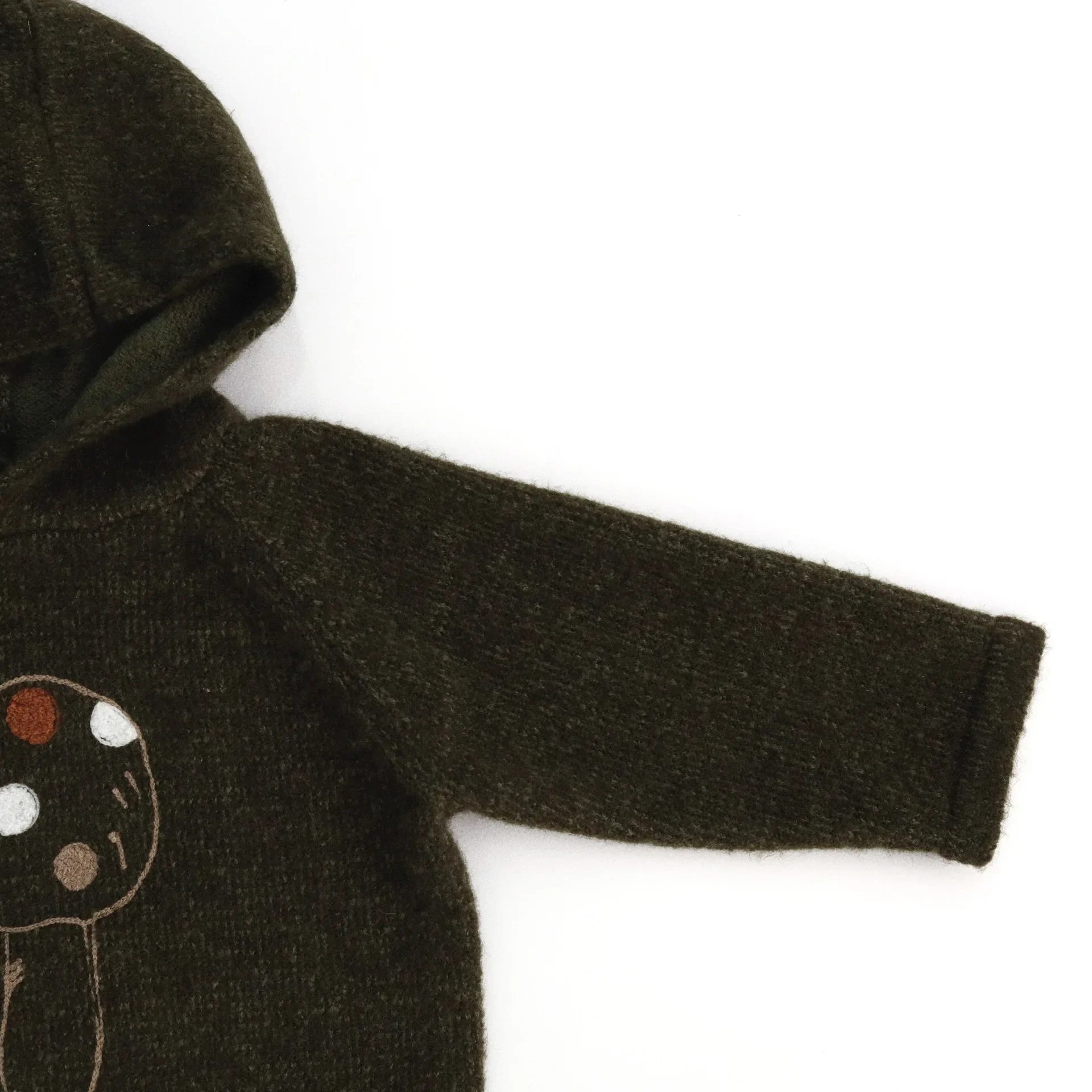 Kids Thick Warm Hoodie Sweater Mushroom Print