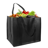 Large Capacity Shopping Bag  Female Tote Bag Non-Woven Fabric Eco Bag Reusable Pouch Travel Storage Handbag Organizer 1