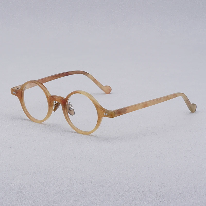 

Natural Horn Glasses Frame Men Designer Brand Handmade Square Optical Eyewear Women Vintage Eyeglasses