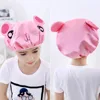 New Cute Baby Bath Shower Cap Adjustable Kids Double-Layer Girl Boy Ear Protection Shampoo Cap Children Hair Wash Hat Head Cover 3