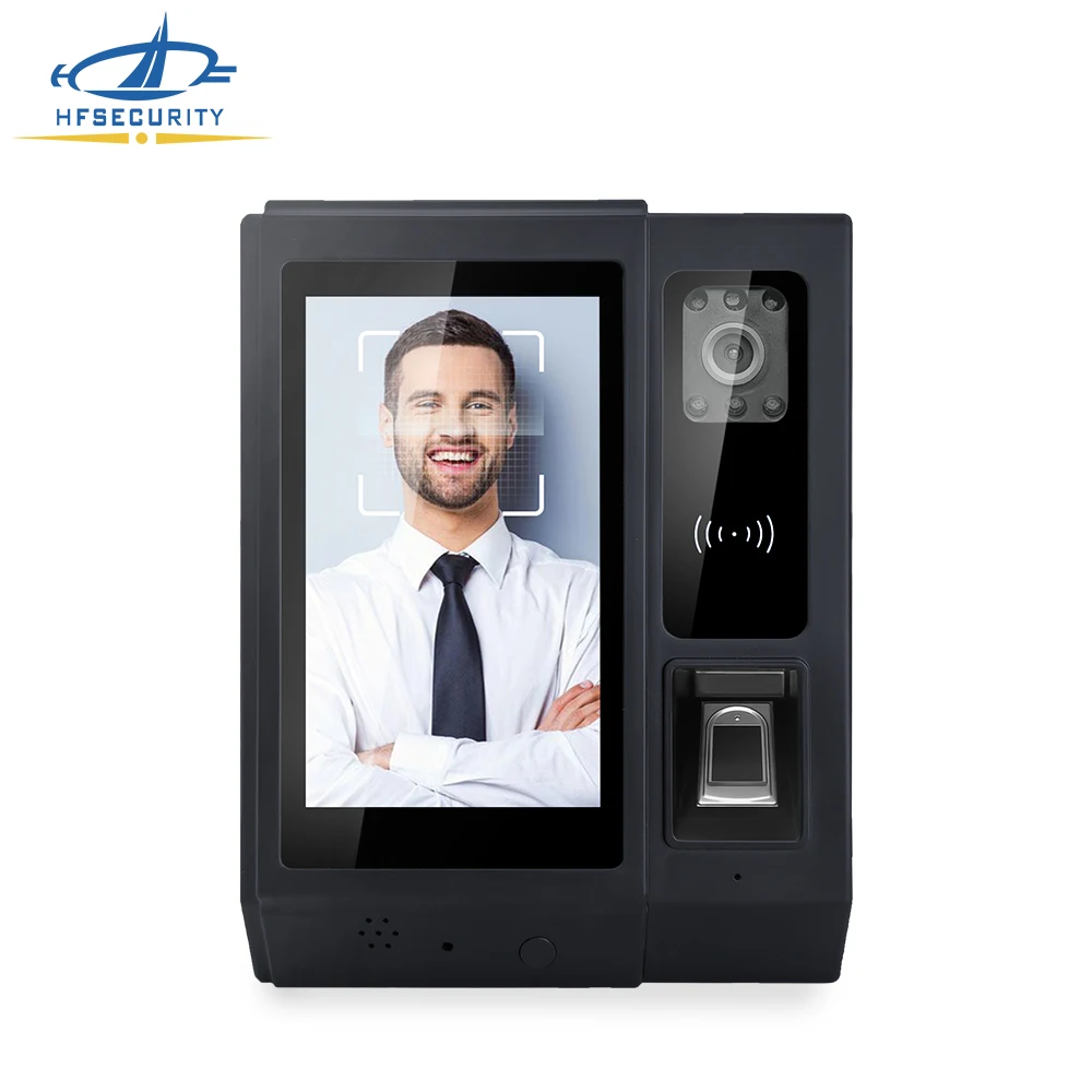 

HFSecurity Android биометрический сканер отпечатков пальцев, время посещения с идентификатором для лица (HF-A5)