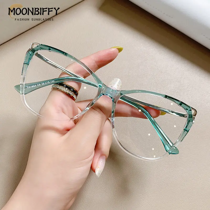 VOOGLAM Gafas De Bloqueo De Luz Azul Ojo De Gato Para Mujer, Gafas