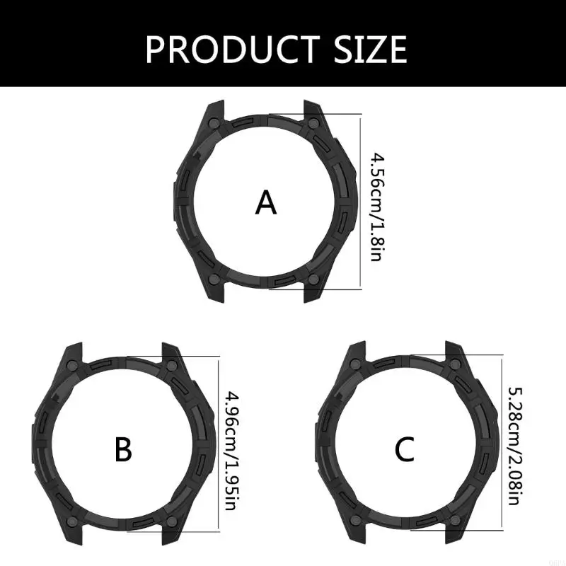 TPU Soft Silicone Anti-Scratch Protective Watch Case Cover