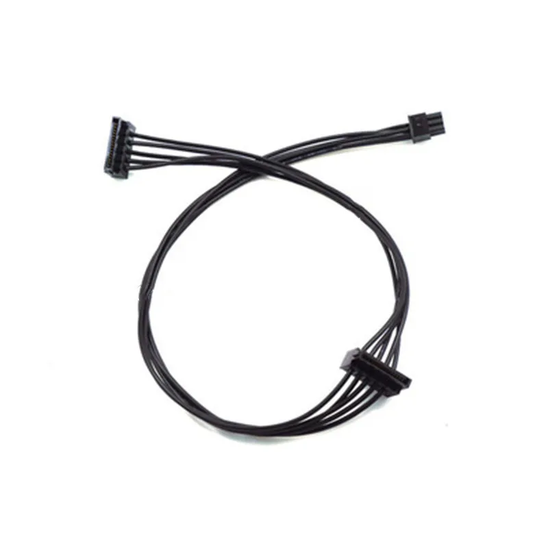 New Mini 6 Pin to 2 SATA 15PIn Power Supply Cable for Dell 3250 3268 3650 3653 3660 3667 3668