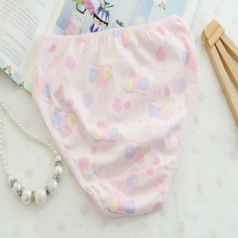 12pc/Lot Fashion Baby Girls Cotton Panties Kids Short Briefs Children Underwear Suit 1-12Years