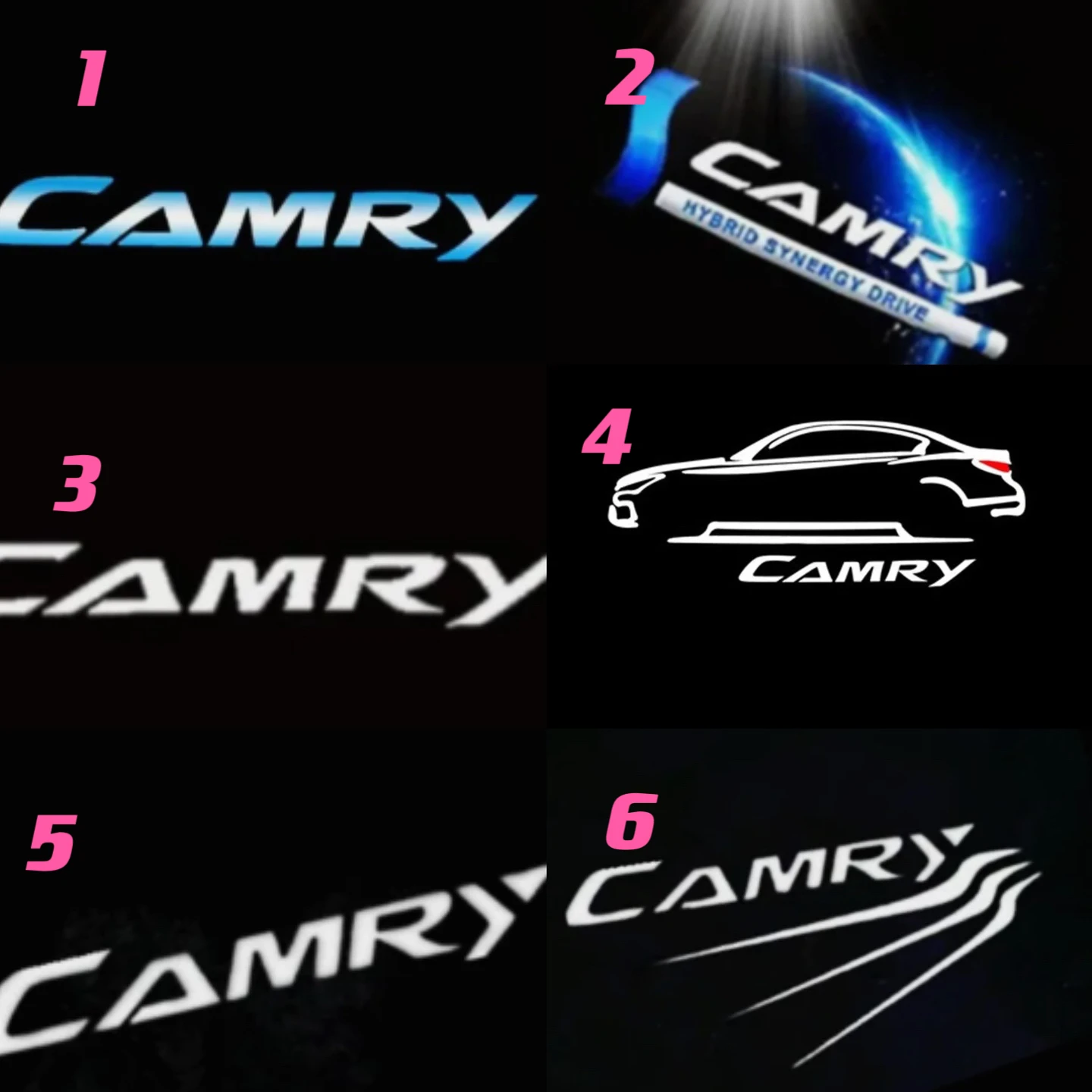 Для Camry 2006-2019 40 50 V40 V50 V55 XV40 XV70 Автомобильная дверь Добро Пожаловать Тень подсветка проектор призрак