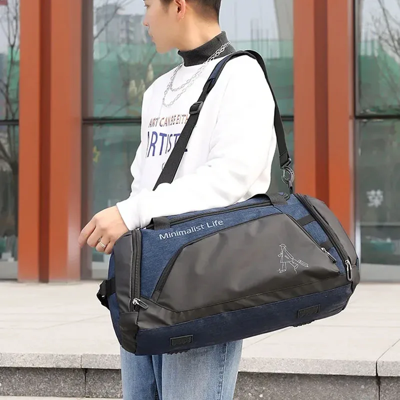스포츠 가방 체육관 가방 방수 훈련 피트니스 가방 내구성 다기능 핸드백 야외 스포츠 수영 토트