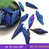 5-10g Raw Natural Rainbow Kyanite Titanium Quartz Crystal Cluster VUG Peacock Feather Mineral Specimen Healing Stone Home Decor 1