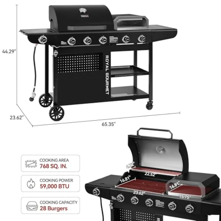 3-in-1 Grill Pizza Oven 4