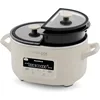 MultiMeal Multicooker and Programmable Slow Cooker with Bake Function,12.25"D x 18"W x 9.25"H, Off-White 1