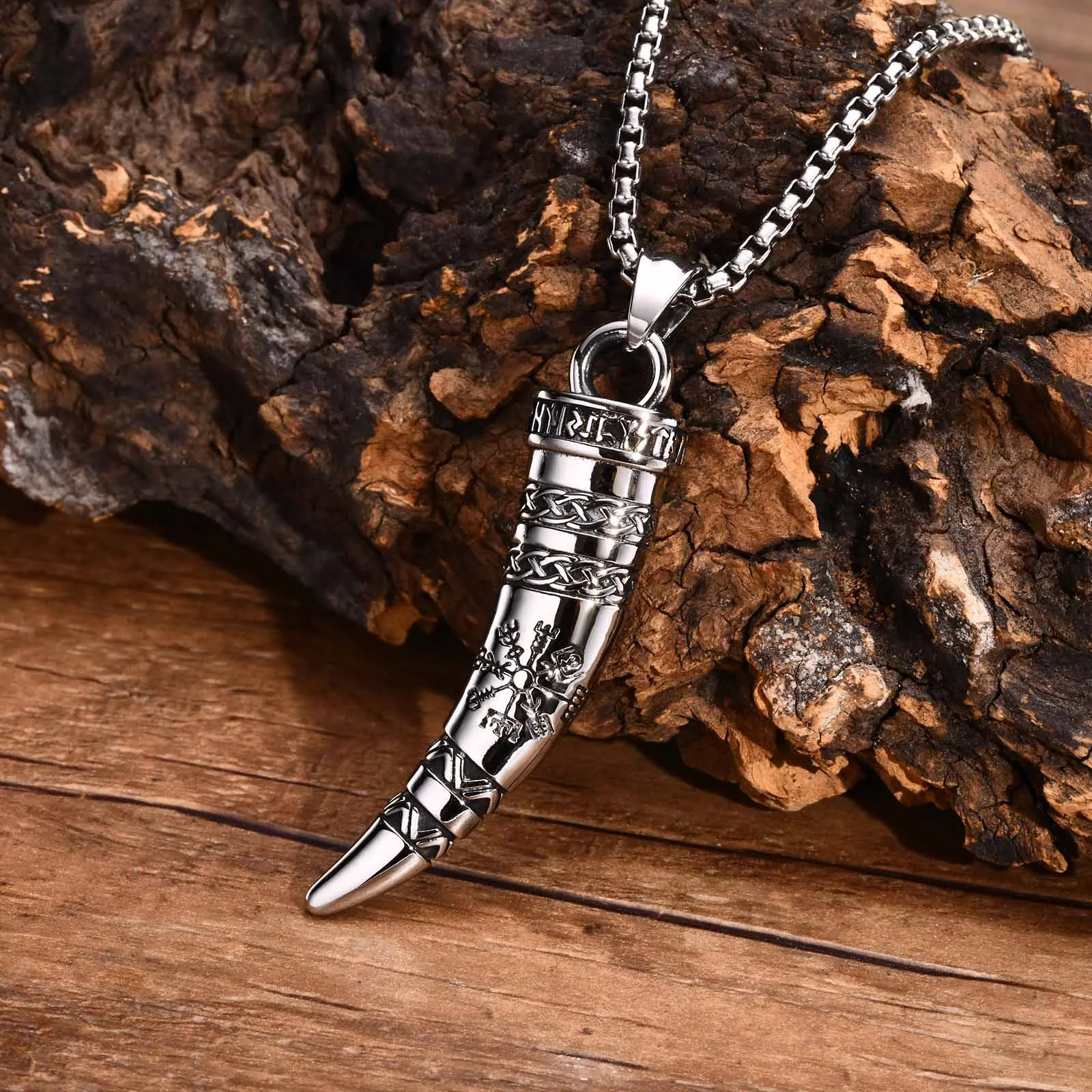 Collana Creativa Per Uomini Collana Uomo Con Ciondolo Ancora - Acciaio Inossidabile, Lunghezza 55 Cm, Stile Hip-Hop, Regalo Per Adolescenti Ciondolo Ancora Per Collana