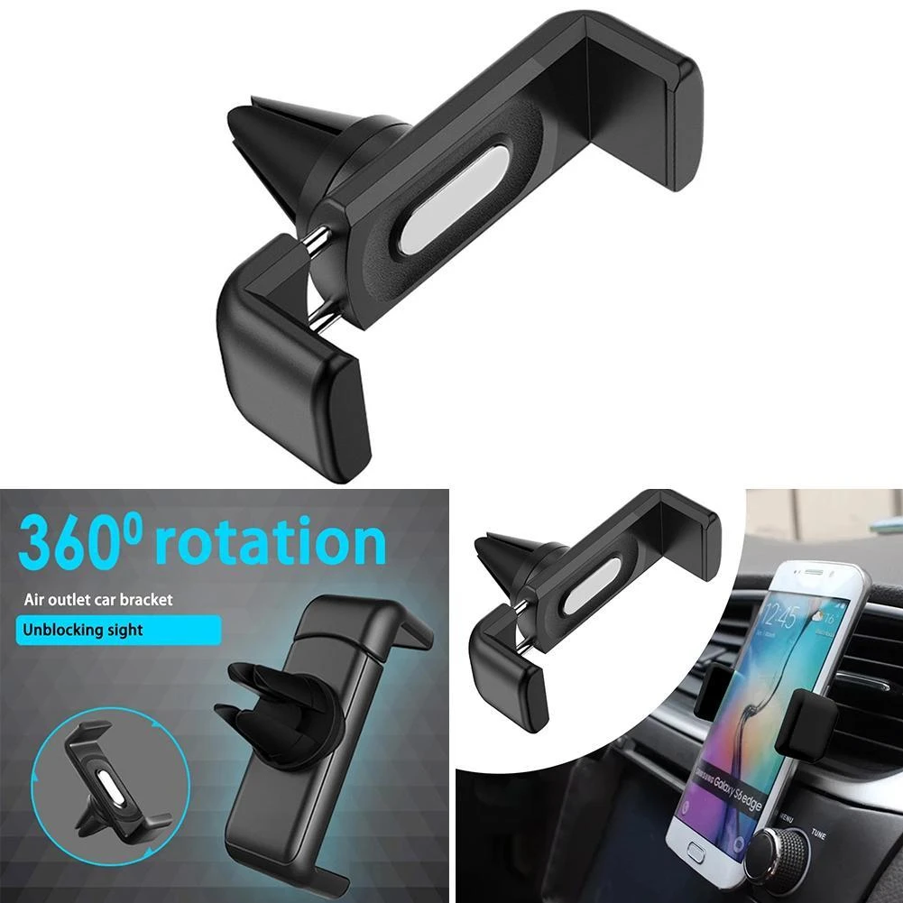 Moedig aan paraplu oosten Universele Auto Telefoon Houder Auto Air Vent Clip 360 Rotatie Mount  Mobiele Telefoon Houder Mobiele Telefoon Stand Ondersteuning Voor Iphone  Samsung| | - AliExpress