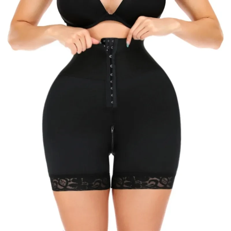 

Fajas Colombianas Body Shaper Women Shapewear Slimming Control Panties Butt Lifter Without Pads Hourglass Open Crotch Panty