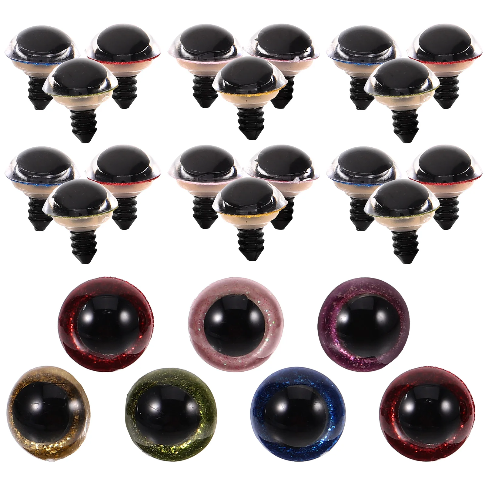 

60Pcs Creative Eyes Artificial Eyes Simulated Toy Eyes Decorative Eyes for DIY