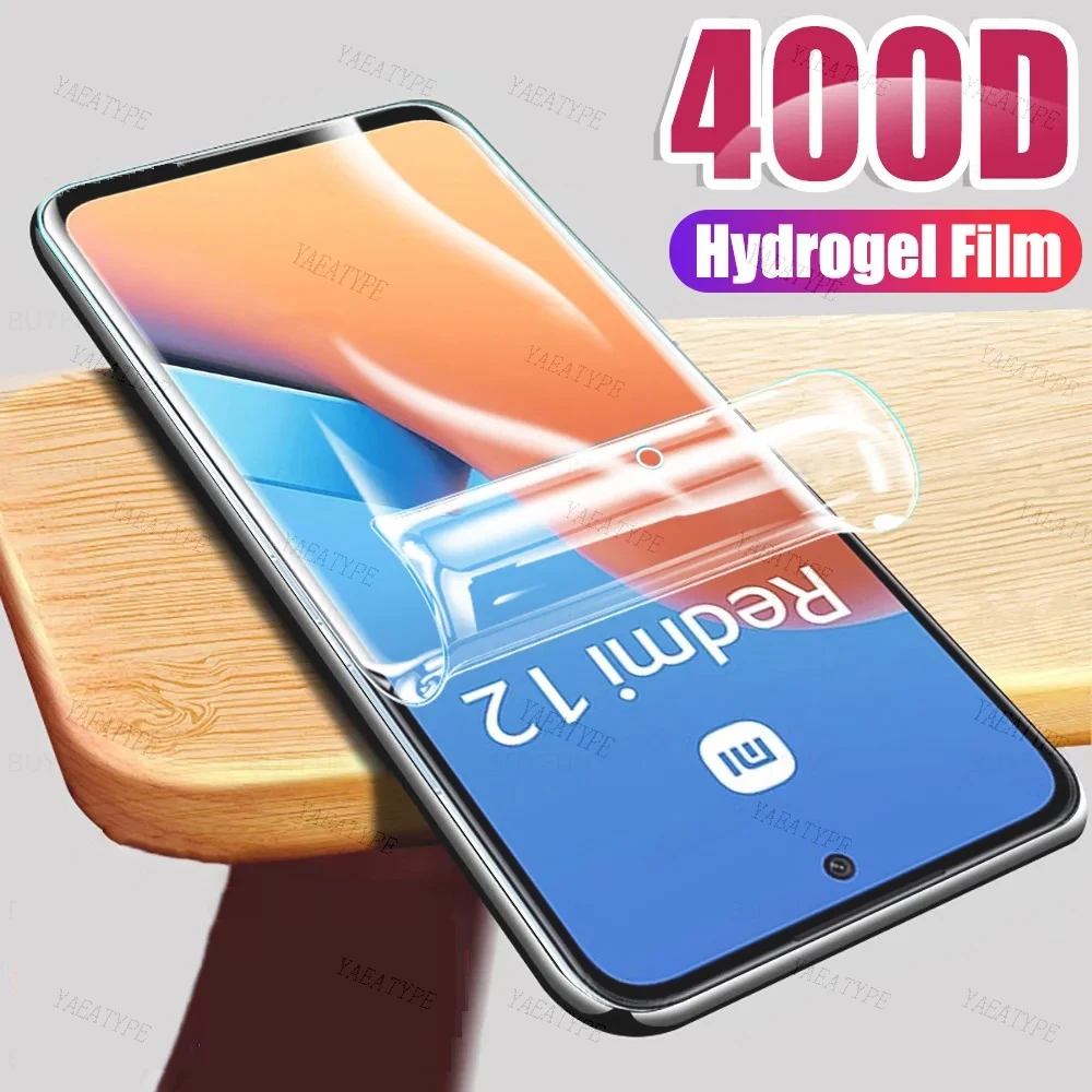 

Гидрогелевая пленка с полным покрытием для Xiaomi Redmi 12, 4G, защита экрана, не стекло для Redmi 12, Redmi12, 23053RN02A, 6,79 дюйма, 2023