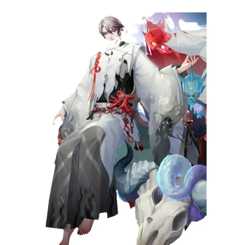 Miaowu Shop Yinyang Division 코스프레 슈트, sp 슈라 유령 어린이 알약 코스프레 게임 애니메이션 C 슈트, 풀 슈트