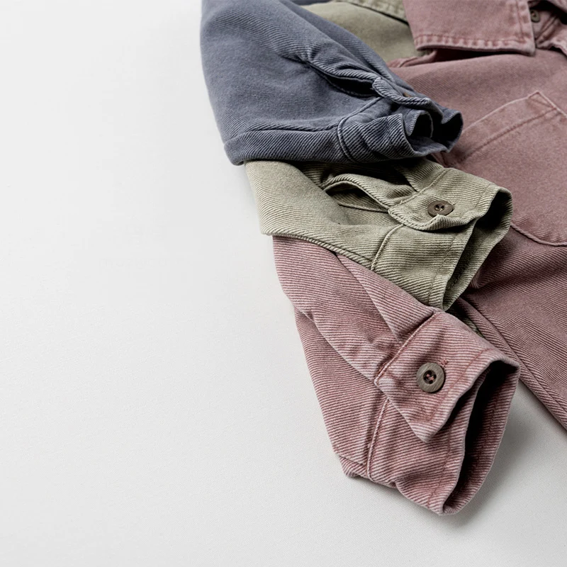 Boys Autumn Full Length Shirts Korean Style