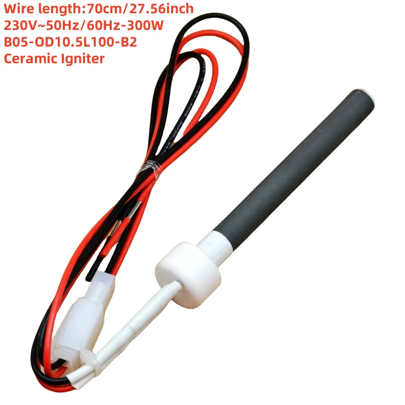 pellet igniter ceramic 220V300W Dry burning resistant ceramic electric heating tube with fast ignition and long service life
