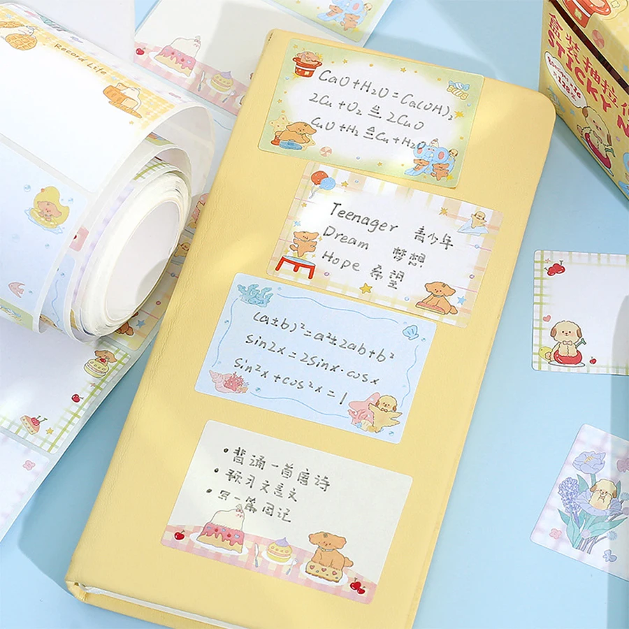 Cute Sticky Notes Cartoon Animal Sticky Memo Pads Kawaii Small Self-Stick Memo Note Pad Office School Supplies 2