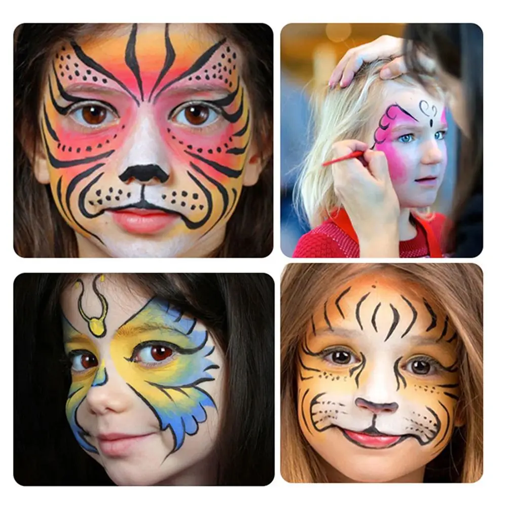 Festivals Painting Palette Beauty Cosmetic Supplies Tattoo Halloween Makeup Tool Body Art Painting Face Body Oil Paints Pigment