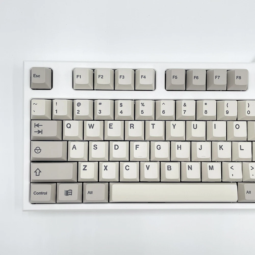 Gmkfans-jogo Mecânico Teclado Personalizado Keycaps Grupo Pbt Keycap Perfil Cereja Retro Iso 141 Caps Chave Faça Você Mesmo Dye-sub 9009 - Imagem 5