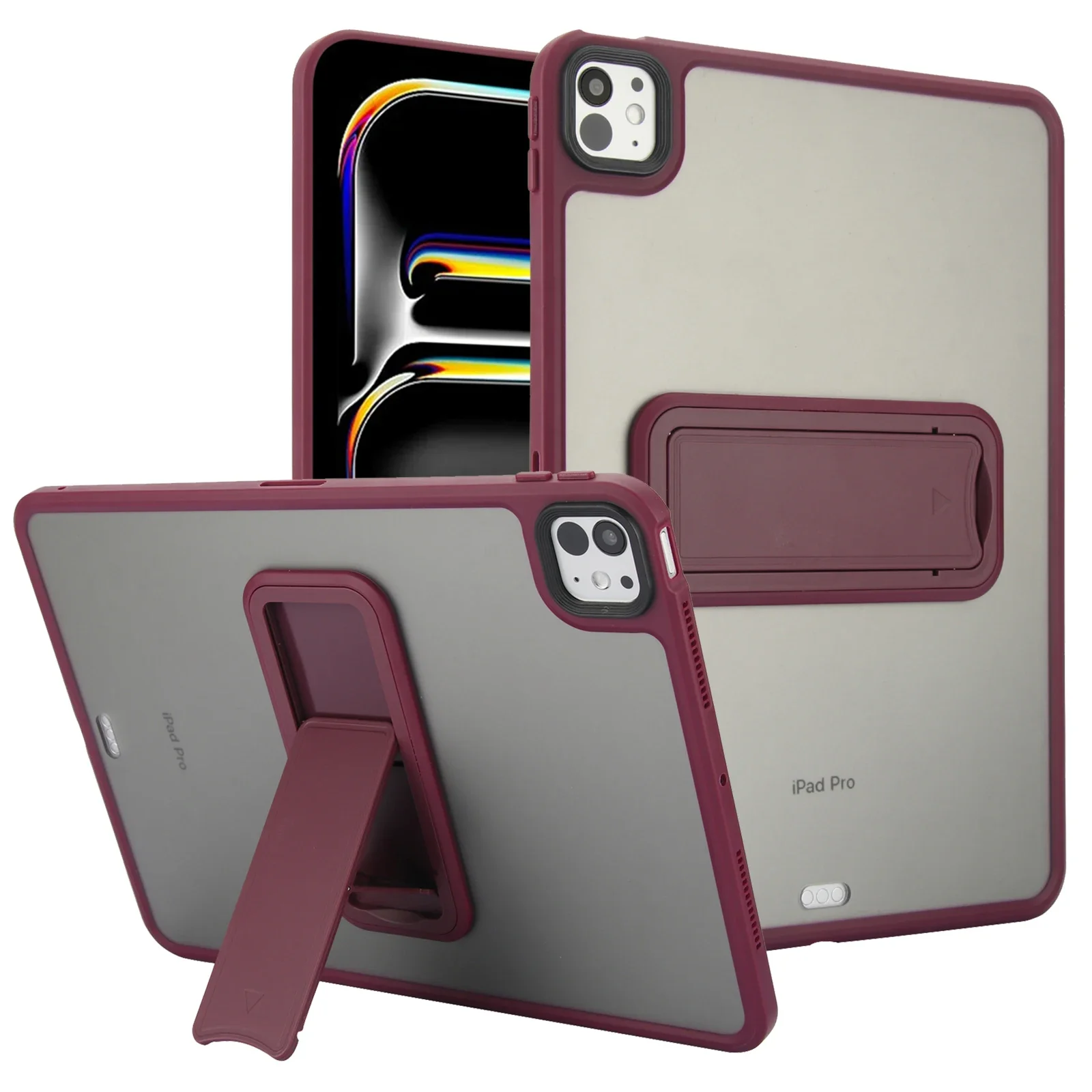 Durable Protective Back Cover with Built-in Bracket Stand