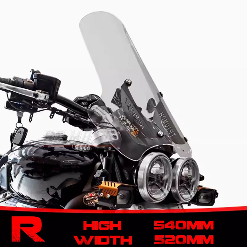 

Raise The Windshield FOR Triumph Rocket 3 GT R Front Windshield Modified Custom Windshield Widened Windshield Accessories