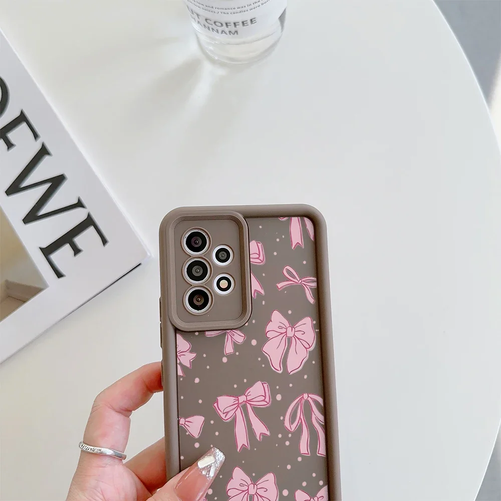 Cartoon Bow Design Phone Case with Enhanced Protection