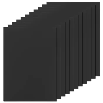 20 fogli di carta nera A4 Premium Card Stock per artigianato fai-da-te Disegni artistici fatti a mano e attività origami Carta A4 nera