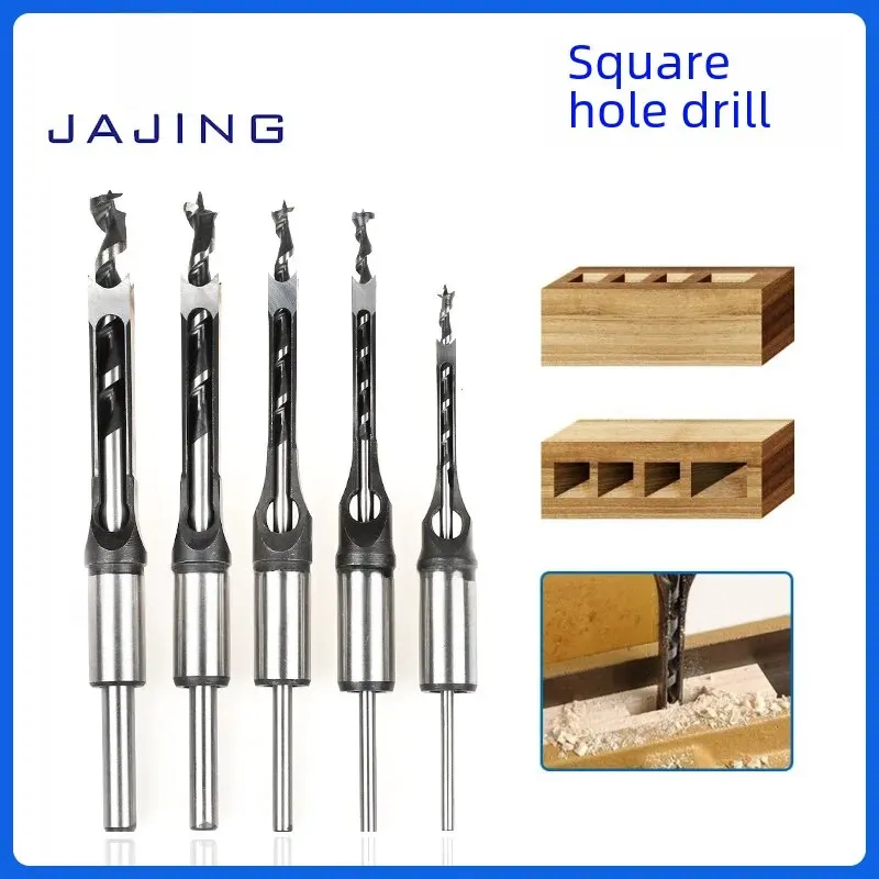 Woodworking Square Hole Drill Bit Square Groove Wood Head Hole Expander Woodworking Groove Drill