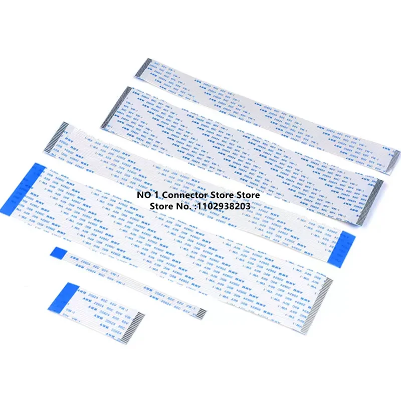 Câble Plat Flexible FFC FPC 40 Broches Pas 0.5mm Longueur 300mm Type A - Pour Écran LCD, Appareils Électroniques