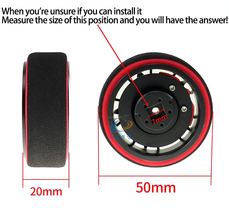 리모컨 휠 수신기 핸드 휠, Sanwa MT4 MT4S MT44 M11X M11 품질 5cm