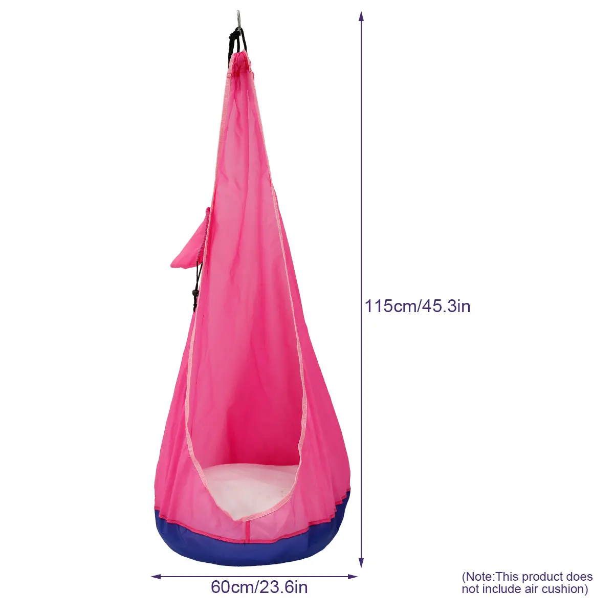 Kids Pod Swing Seat Portable Parachute Cloth Swing Bed Courtyard Living Room Leisure Bag Hanging Chair Indoor Outdoor kids swing seat