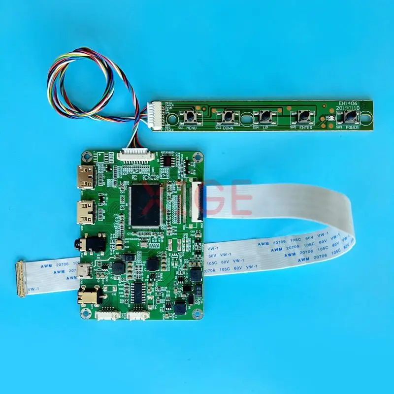 

Плата драйвера контроллера для LP133WH2 M133NWN1 N133BGE, мини HDMI-совместимый комплект, экран для ноутбука EDP 30-Pin 13,3 "Micro USB 1366*768