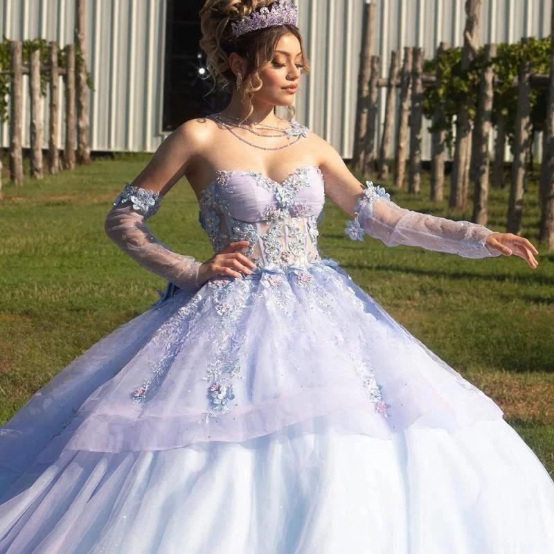 

Женское синее платье Quinceanera 2024, милое бальное платье, женское платье-корсет, платье для 15 лет