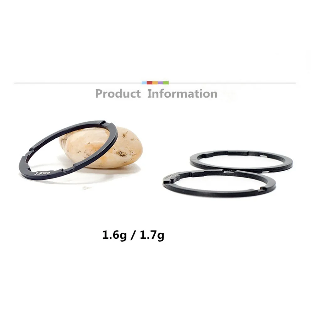 1 pc 1,8 bis 2mm Fahrrad Freehub Spacer Rennrad Tretlager Schwungrad Kassetten scheibe Rennrad Freehub Waschmaschine Ersatz – Detail 6