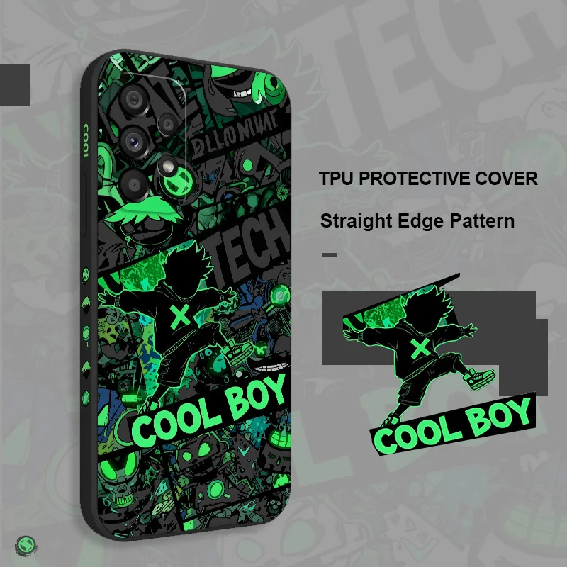 Cool Guy Graffiti Phone Case – Urban Art Protective Cover
