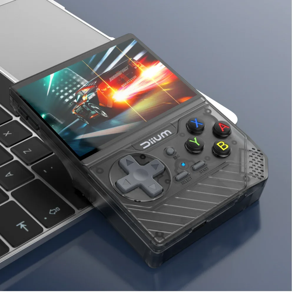 D008 Handheld Game Console Video Game Consoles Open Linux System IPS Screen 3.5 Inch 32Bit ARM 2500mAh Cotex-A7 Gifts D007 Plus