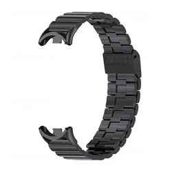Metal Bracelet Strap for Xiaomi Smart Bands - Elegant and Durable Watchband Replacement (Black)