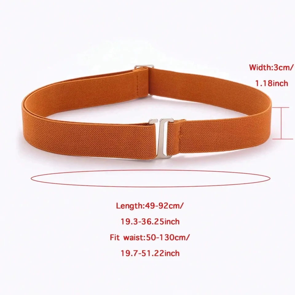 Adjustable Stretch Elastic Waist Band Invisible Belt Buckle-Free Belts For Women Men Jean Pants Dress No Buckle Easy To_voghion.com