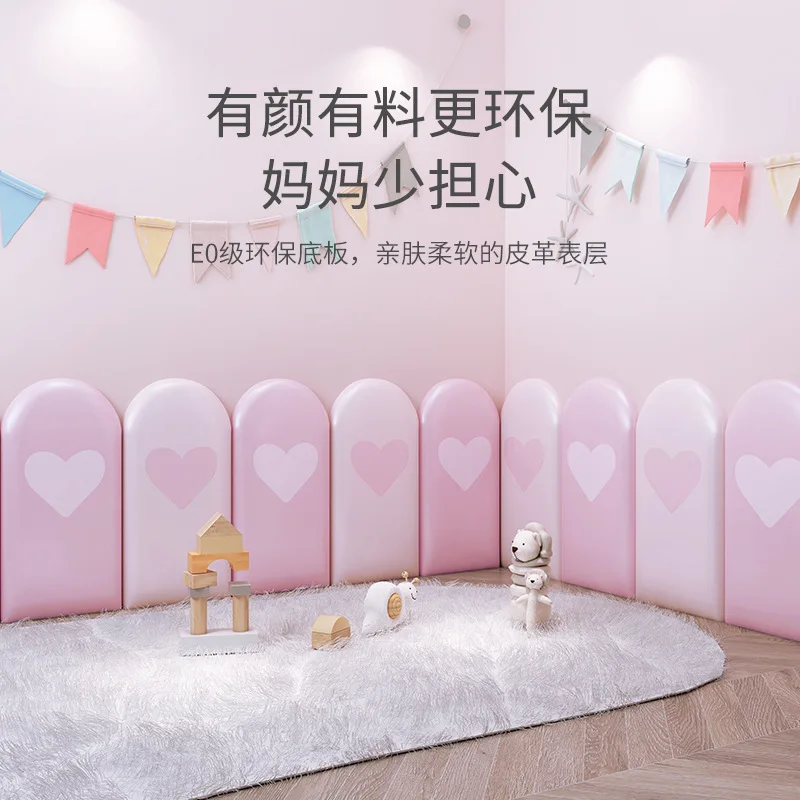 

3D thickened baby anti-collision soft bag self-adhesive wall sticker