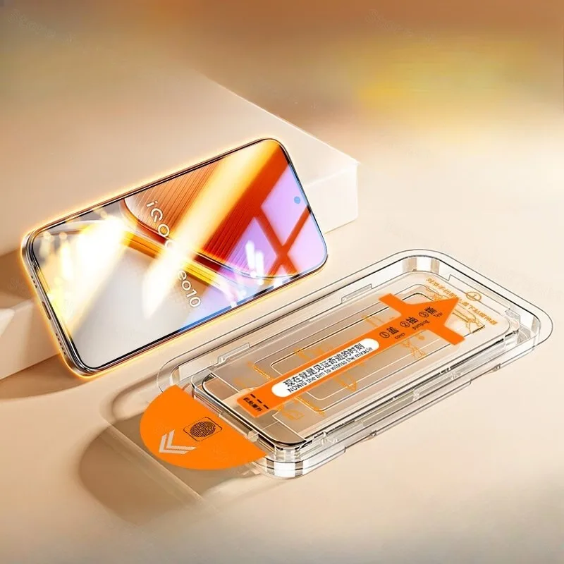 2-Pack Easy Installation Full Cover Tempered Glass Screen Protector
