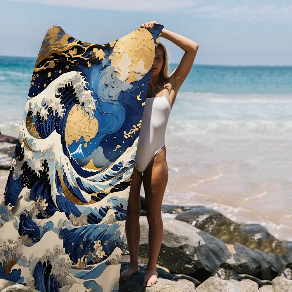 Great Wave Beach Towel 1