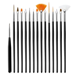 Nail Art Brushes Set - Premium Manicure and Nail Design Kit (07)