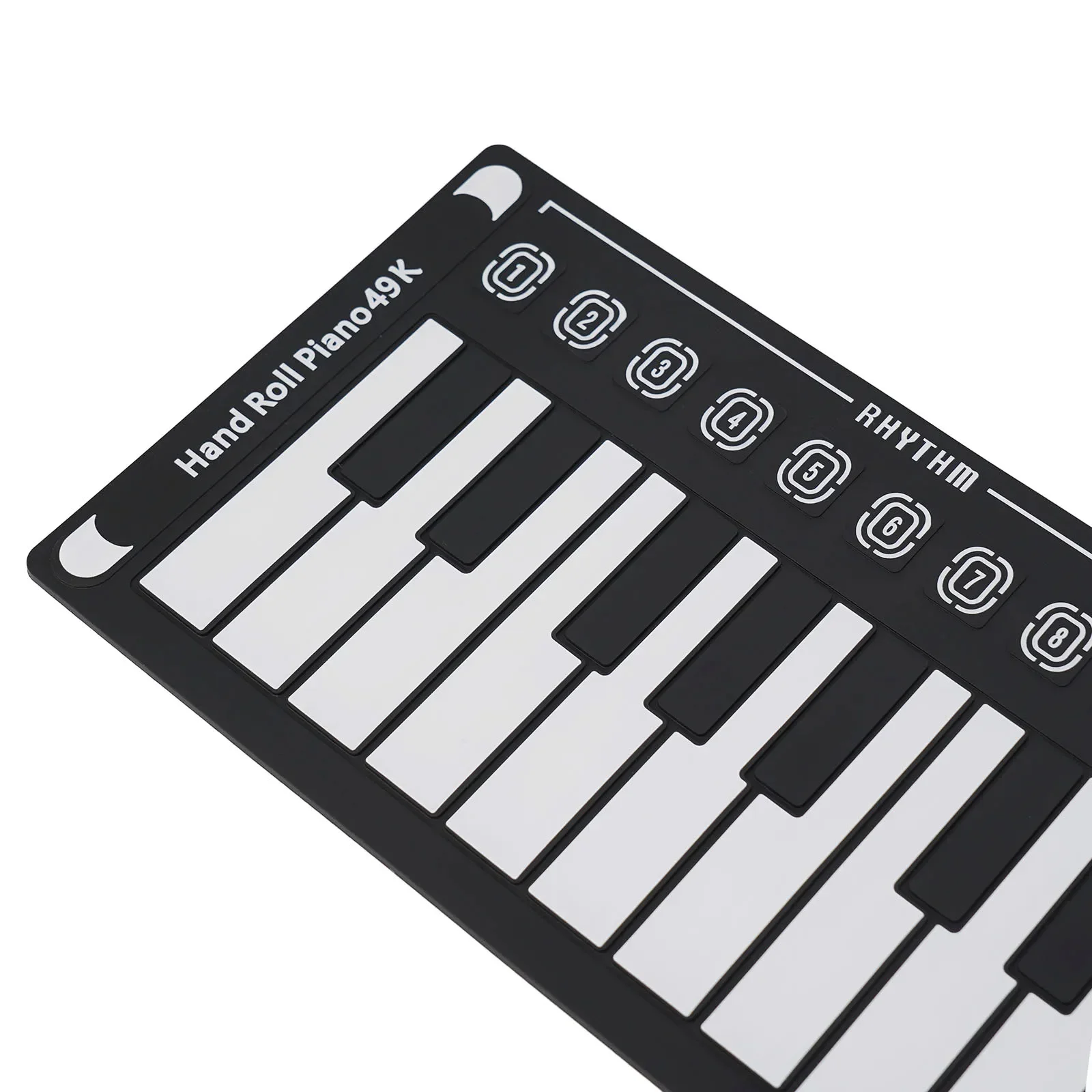 Foldable Roll Up Piano Roll Up Piano Soft Keyboard 49 Keys Electronic Organ Gifts Flexible