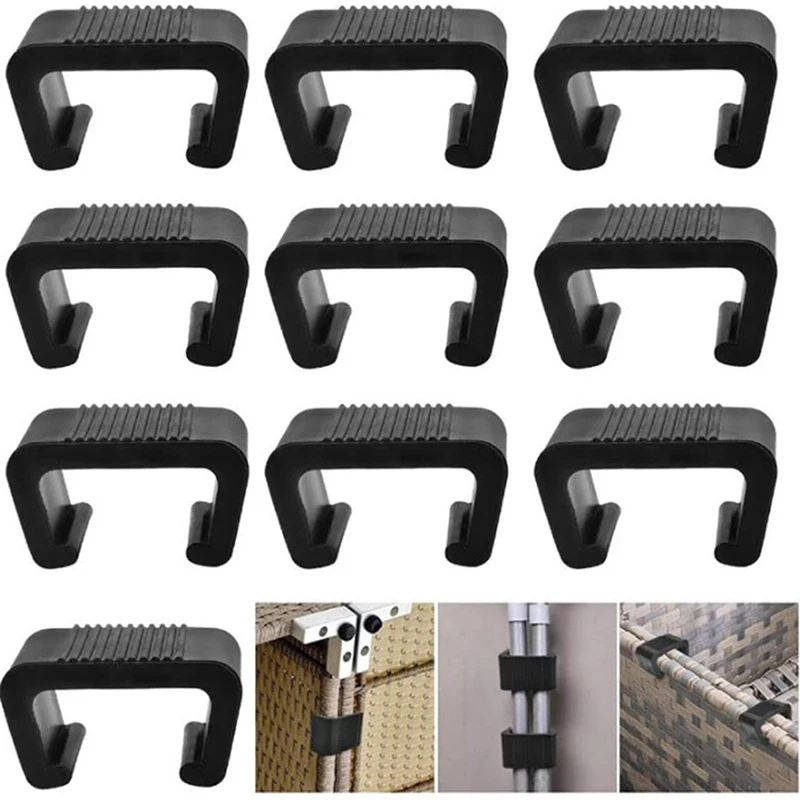 

Garden Sofa Clips Furniture Clips Multifunctional Sofa Connector Fasteners Durable Outdoor Rattan Chair Clips Easy Install Sofa