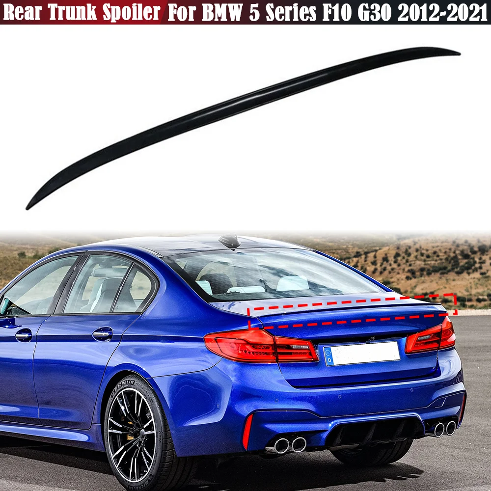 Glossy Black Rear Wing Lip Car Rear Trunk Boot Lip Spoiler Wing