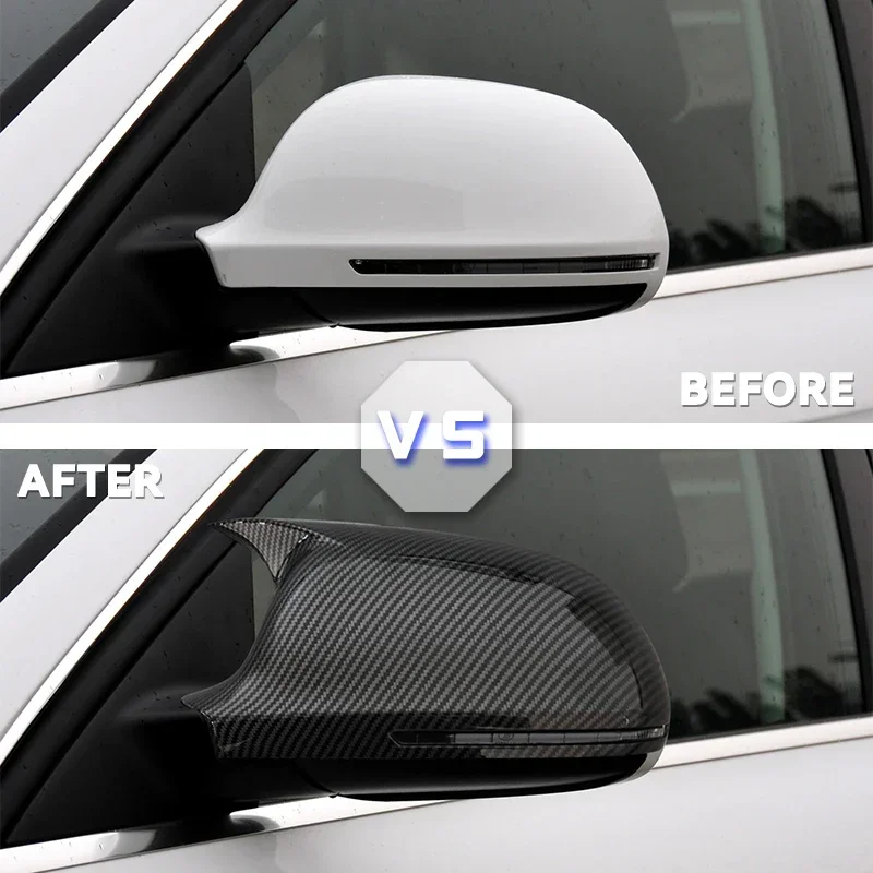 Premium Car Mirror Cover with Signal Light Protection - Sleek Rearview Enhancement
