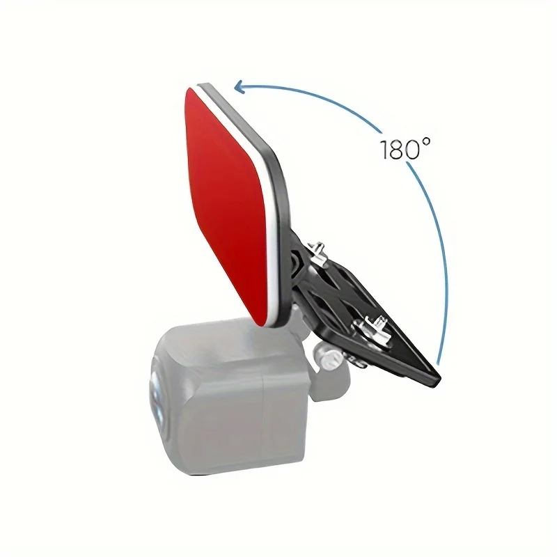 Rearview Camera Mount for SUV Automobile Lightweight Design with 180° Adjustable Angle Easy Install with Self-Adhesive Tape