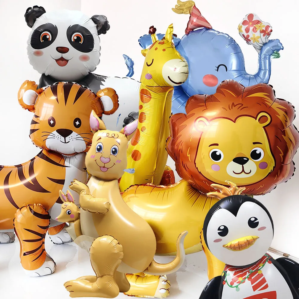 Gleemix Roter Panda Folienballons Set - 2 Stück Helium Ballons Für Kindergeburtstage